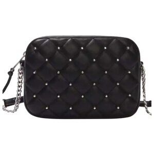 NWT Rebecca Minkoff Diamond Quilted  Studded Camera Bag